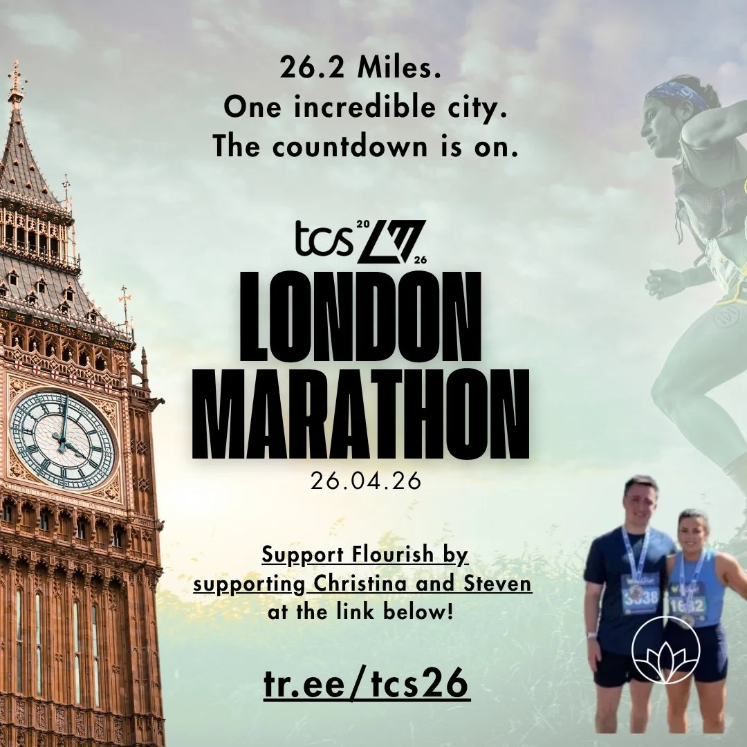 With 16 days to go, the countdown is on. We&rsquo;re excited to see Flourish represented in the London Marathon.

We&rsquo;re really proud of Christina and Steven from Codec as they prepare for the challenge ahead!

If you&rsquo;d like to be part of 