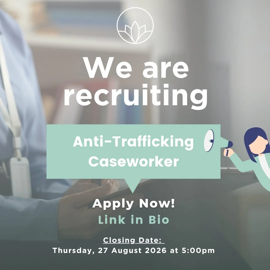 We are expanding our team!

If you are motivated and passionate about empowering survivors of modern slavery and exploitation, then this post might be for you.

We provide long term support to male and female survivors of human trafficking and their 
