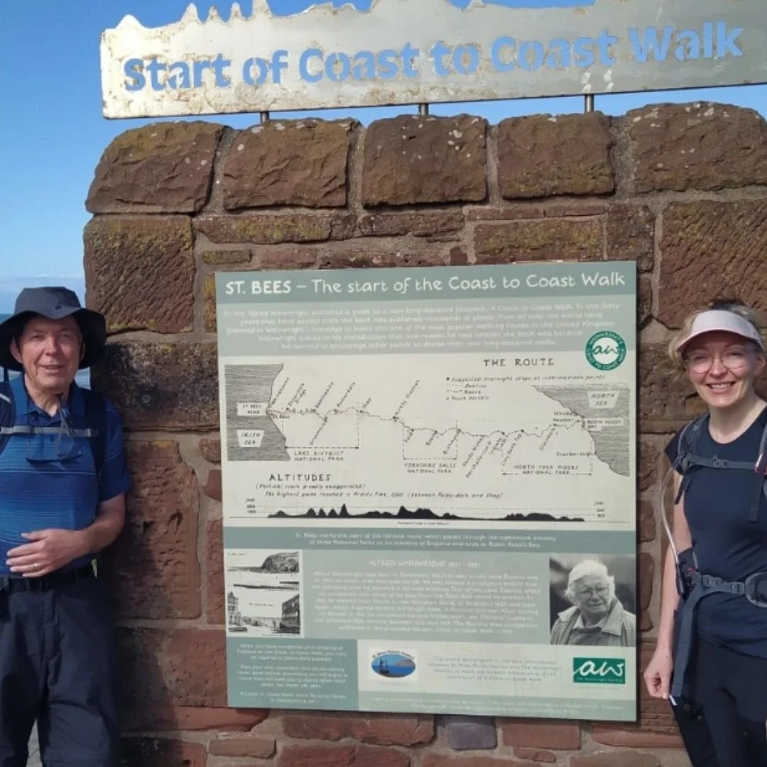 On 30 August, Flourish staff member Laura Taggart and her father, Alan, will begin the final 110 miles (177km) of Alfred Wainwright&rsquo;s Coast to Coast walk, raising money for Flourish along the way. 🥾

Two years ago, they completed the first 89 