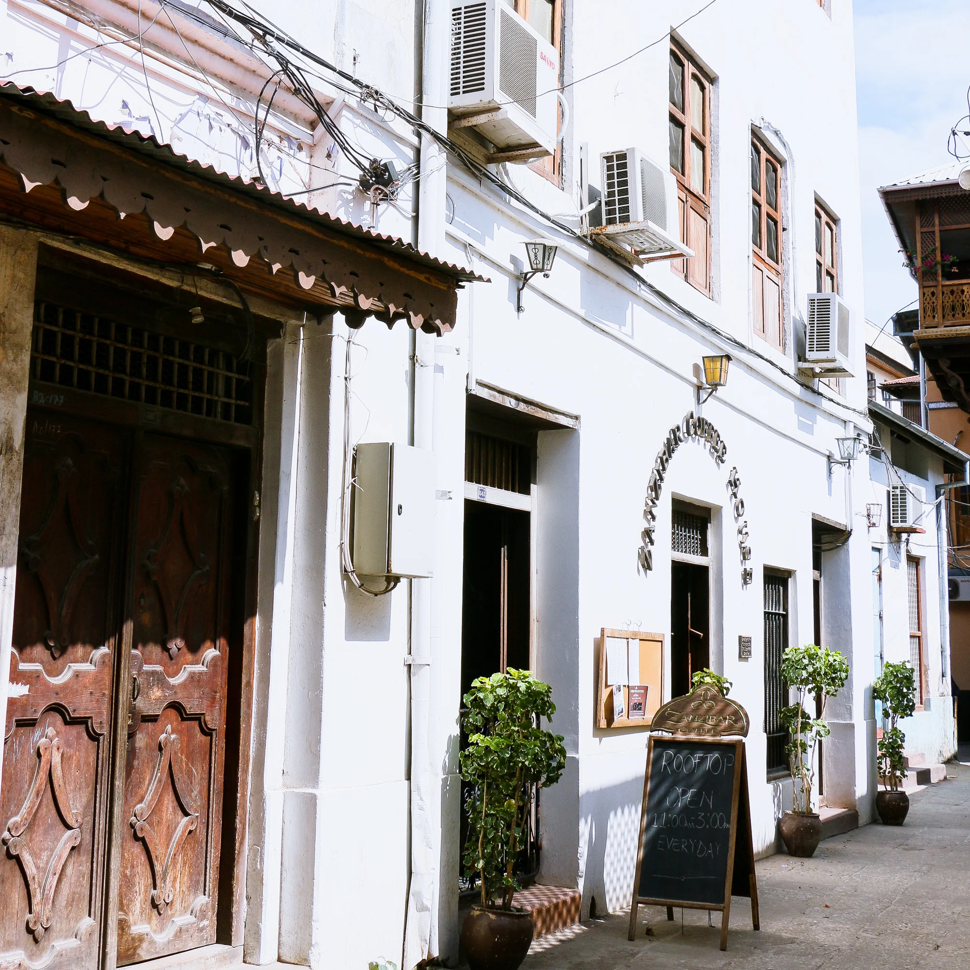 Street view Stone Town Zanzibar