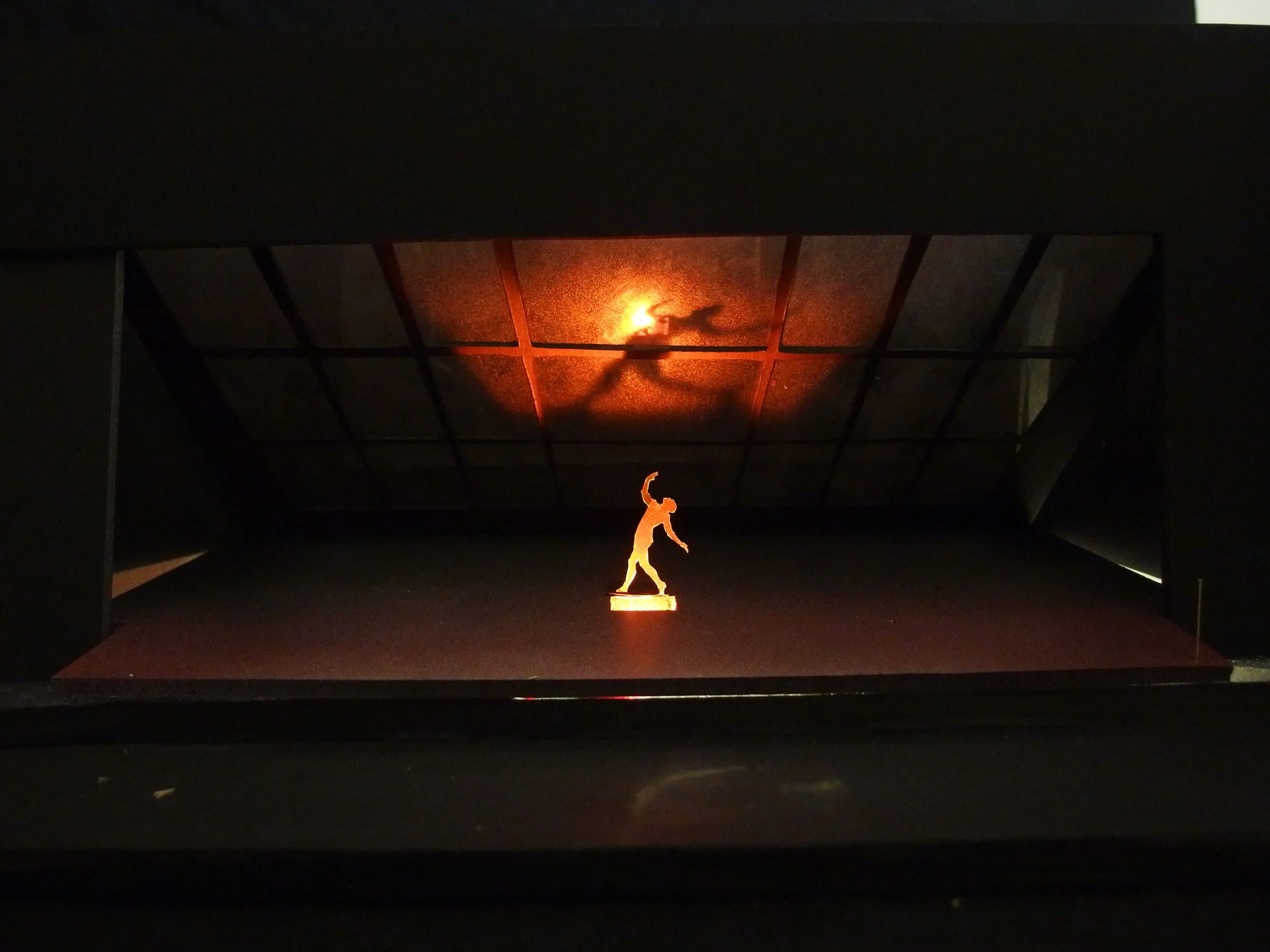  1/4” scale model of design for  Sweeney Todd , set in post WWII London.  