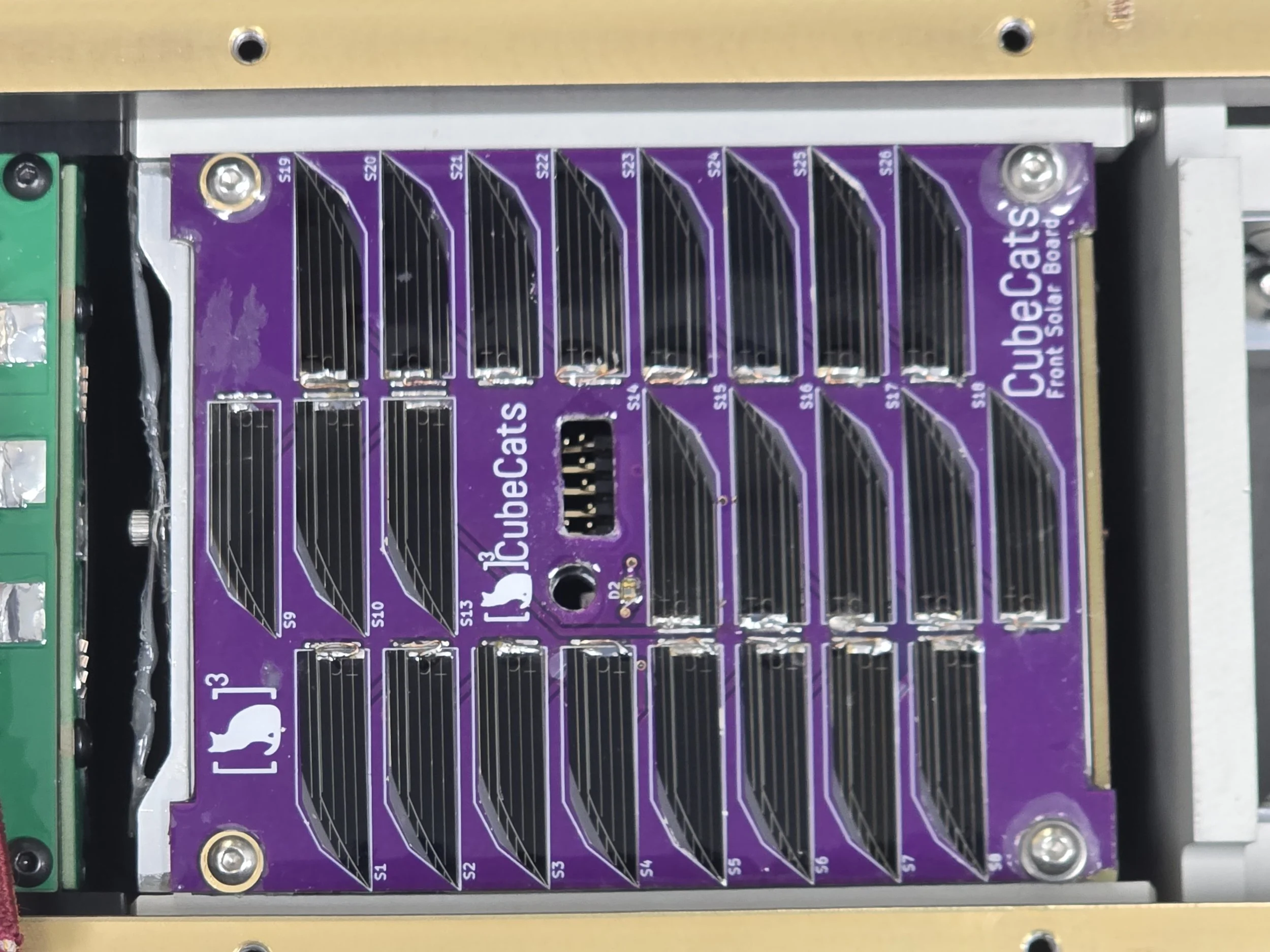  LEOPARDSat-1 in its final flight configuration, integrated into the deployer at Voyager Technologies 
