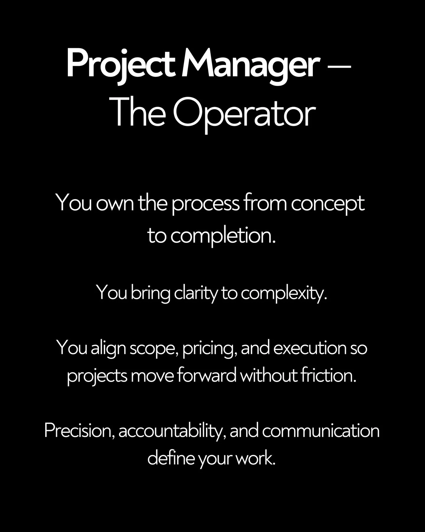 We&rsquo;re hiring for a few roles at Benson Homes.

▪️Project Manager

▪️Lead Carpenter

▪️Bookkeeper

If you&rsquo;re interested or know someone who might be a great fit, connect with us at info@bensonhomes.com.
