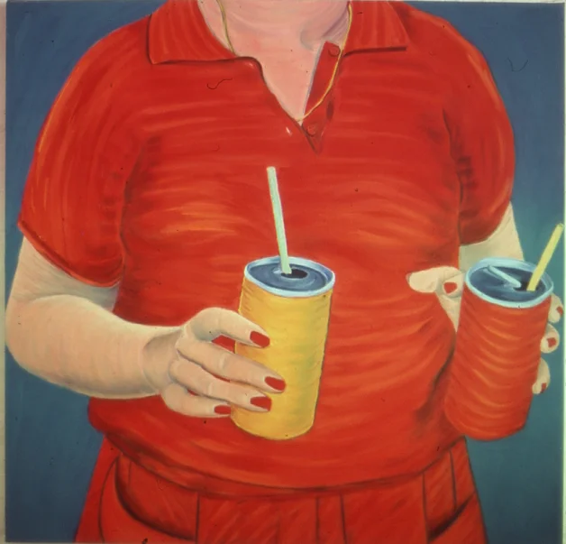 Big Red 1980 oil on canvas