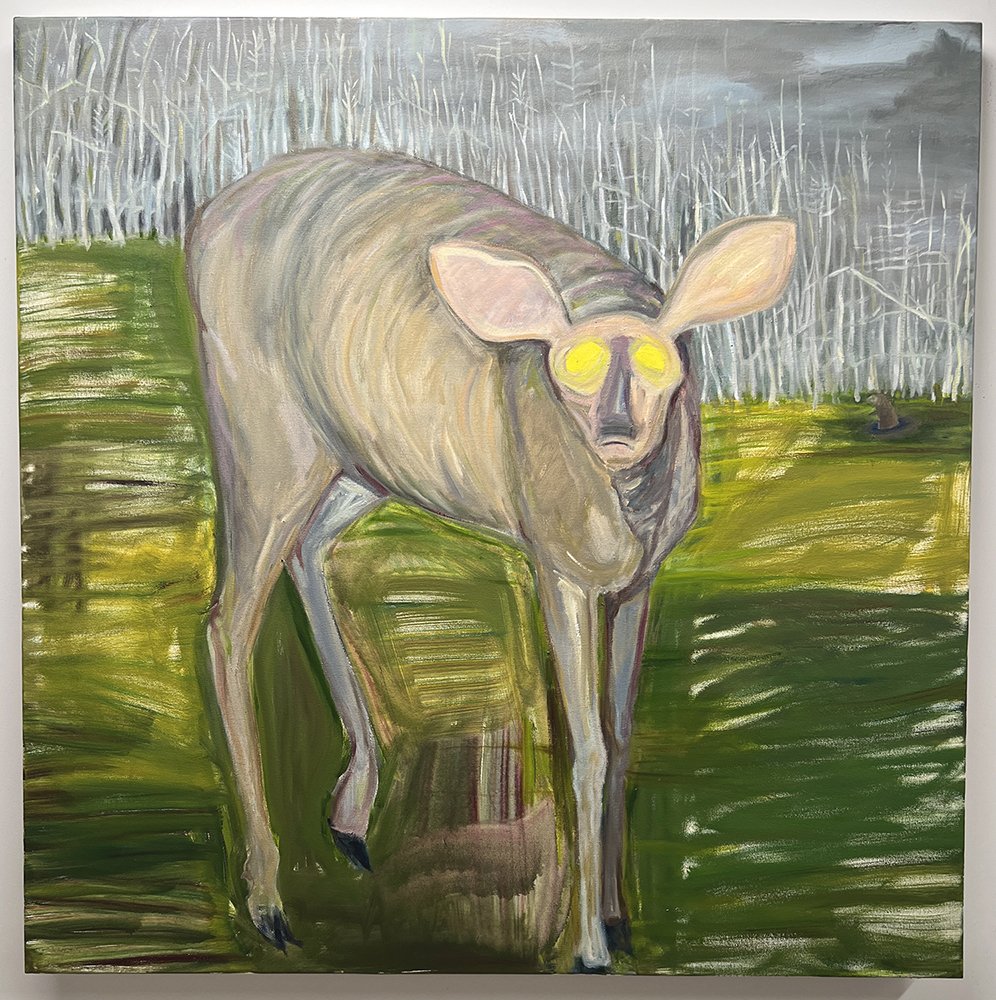 Ghost Forest, 48x48" oil on canvas , 2024