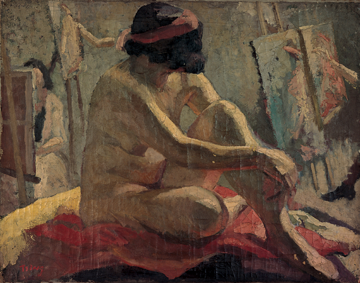 卡门 油画 1932