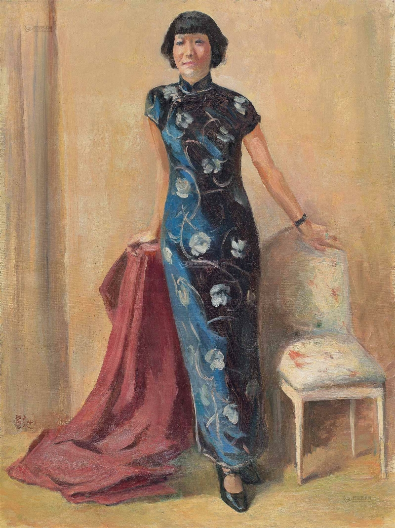 Portrait of Jiang, Biwei (wife of Qu, Beihong)