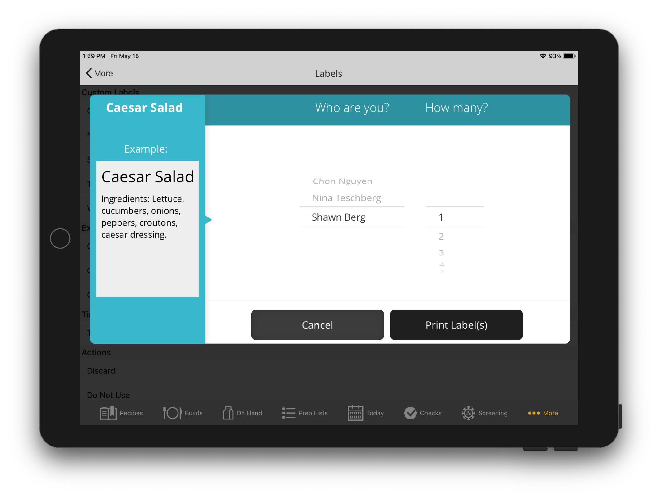 NEW: Custom, Pre-Defined Labels!