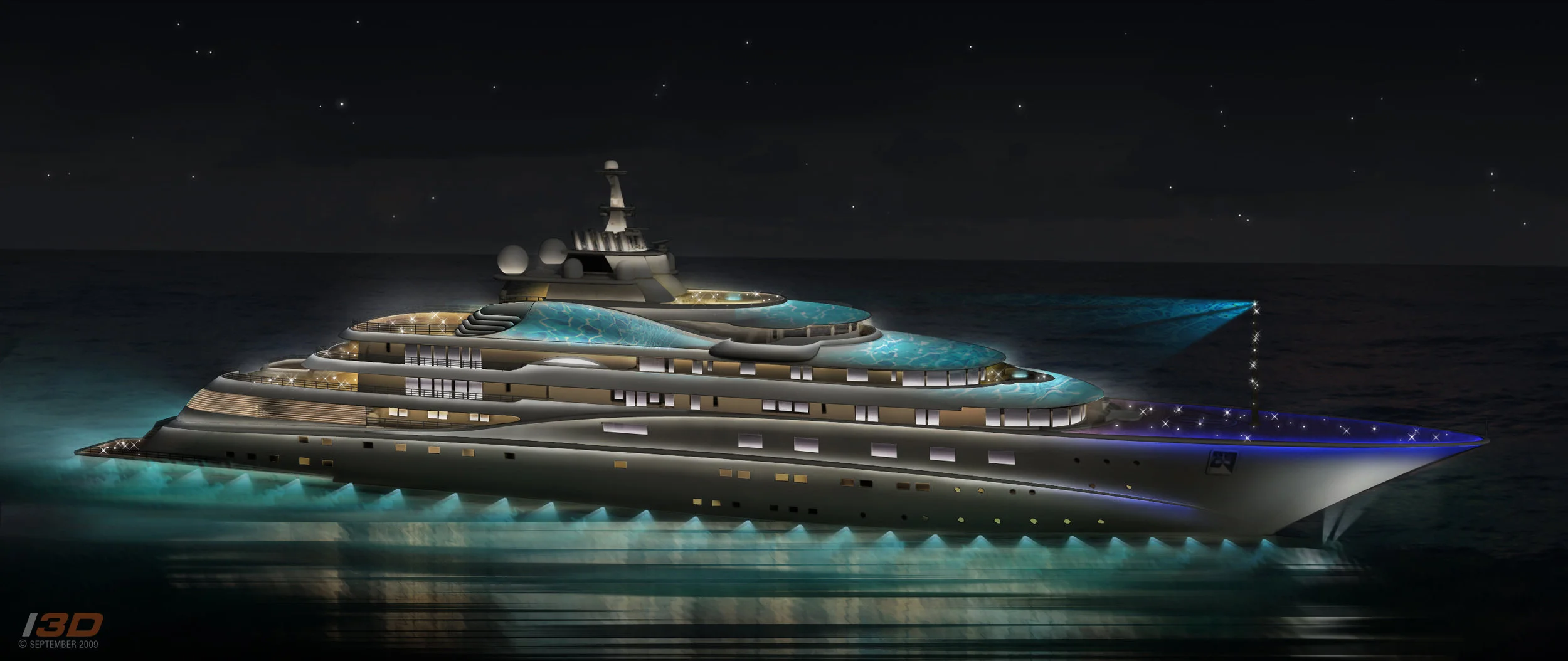 Yacht Lighting I3d In3design