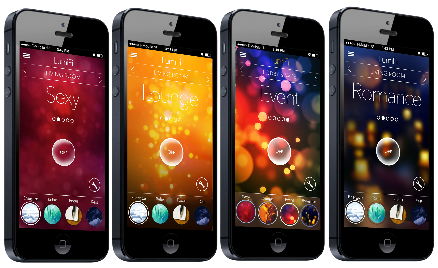 LumiFi - Award-winning wireless lighting control App