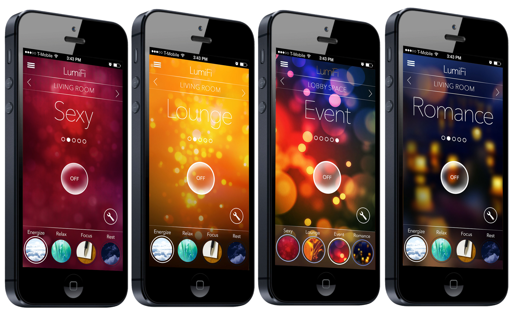 LumiFi - Award-winning wireless lighting control App