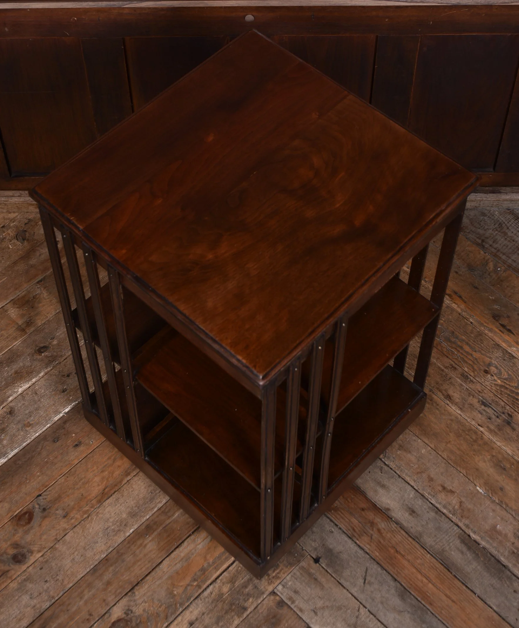 Edwardian Mahogany Revolving Bookcase - SAI3634