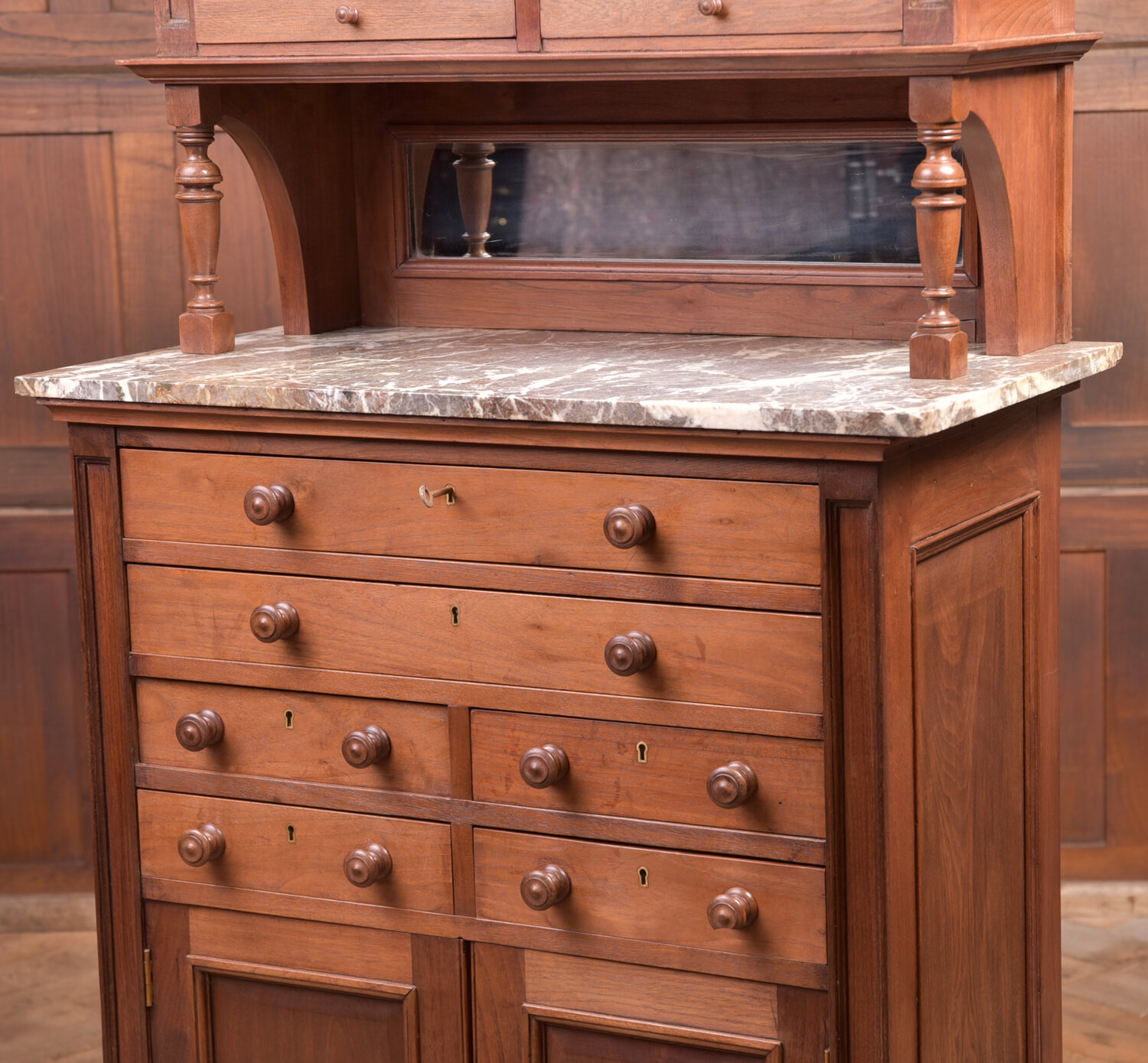 Edwardian Red Walnut Dental Cabinet Sai2265 Sinclairs Antiques