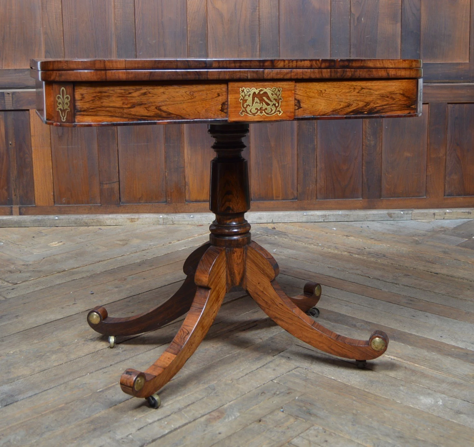 Regency Rosewood Card Table - SAI2835