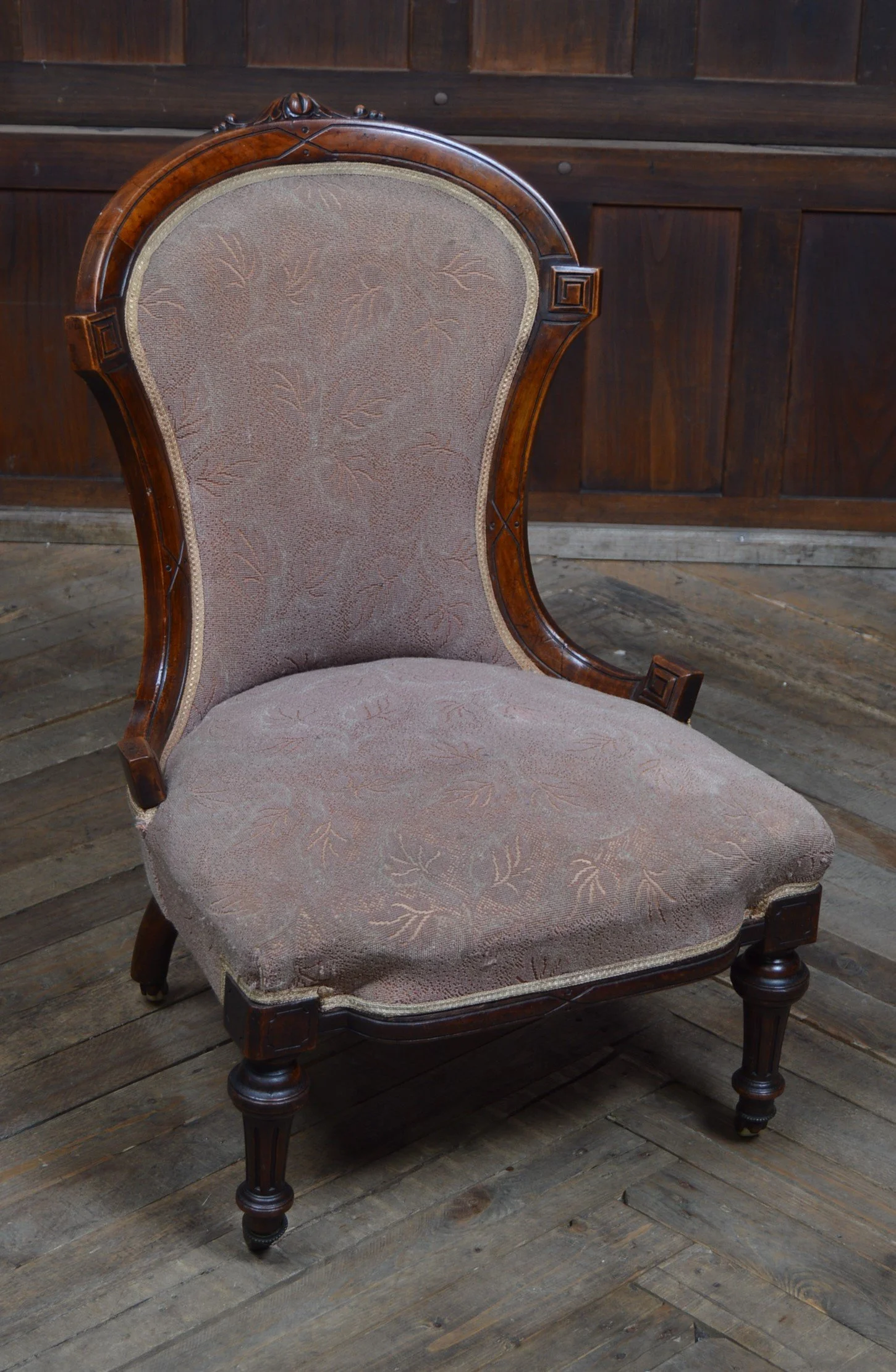 Victorian Walnut Nursing Chair - SAI3184