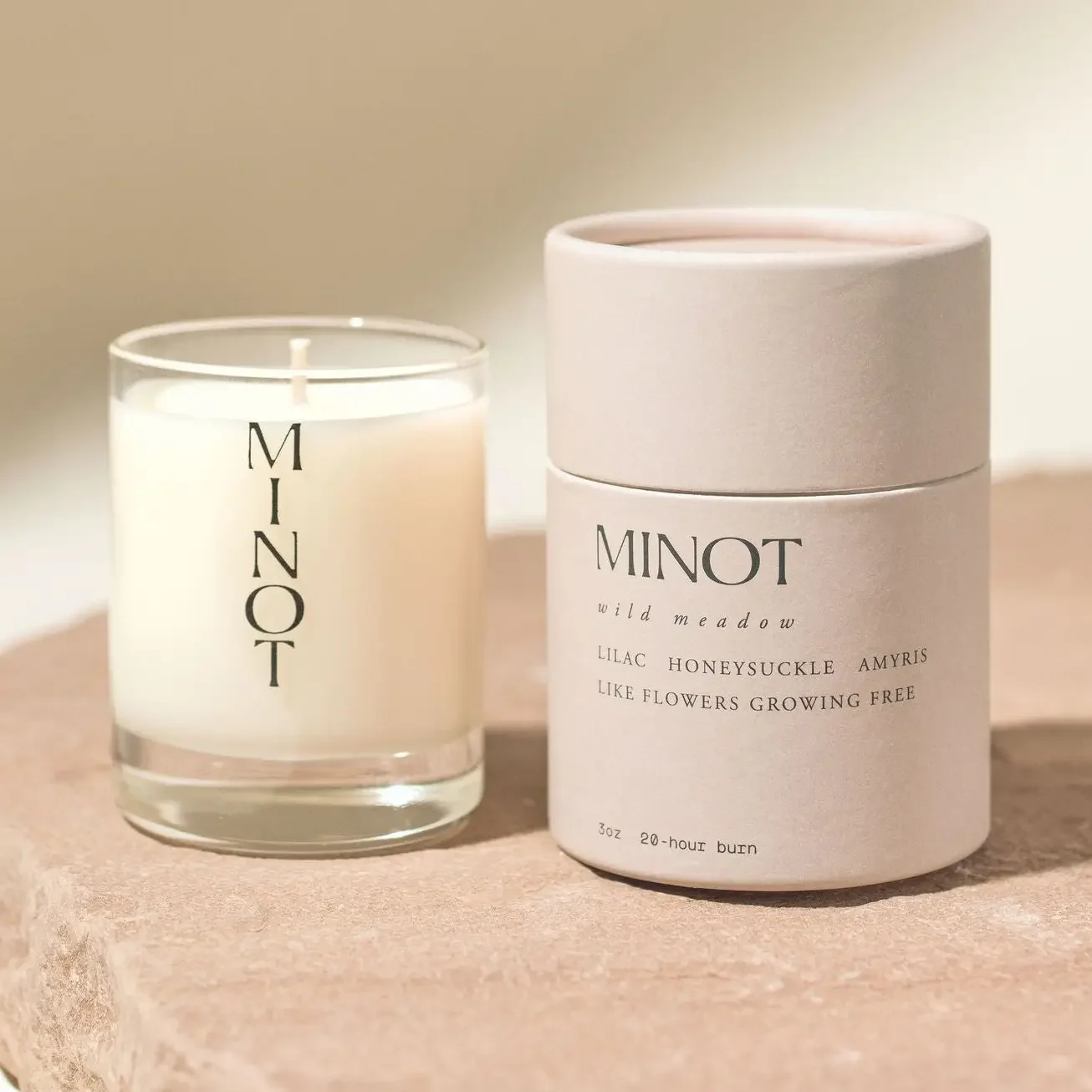 MINOT Non-Toxic Soy Candle - Wild Meadow (3oz Mini)
