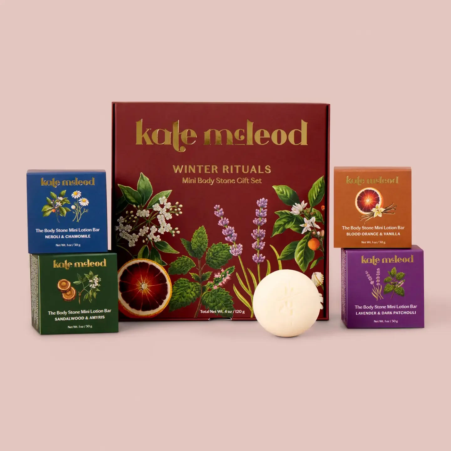KATE MCLEOD Winter Rituals Mini Body Stone Gift Set