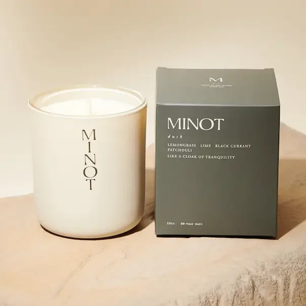 MINOT Non-Toxic Soy Candle - Dusk (3oz or 12oz)