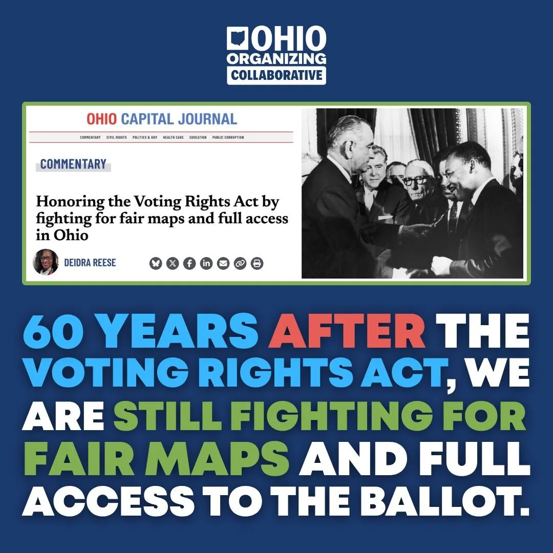 60 years after the Voting Rights Act, the fight isn&rsquo;t over.
From voter ID laws to gerrymandered maps, new barriers keep showing up with the same goal: silence our voices. But we&rsquo;re still here. Still organizing. Still fighting for fair map