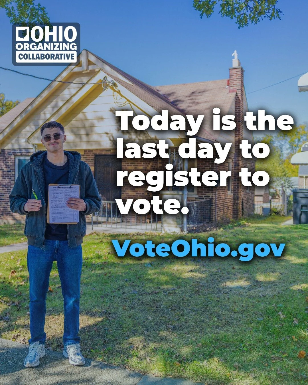 Early voting for the November election starts tomorrow!
There&rsquo;s still time to register and make your voice heard in your community.

✅ Visit VoteOhio.gov to register now, then send this to 3 Ohioans who care about our communities and our future