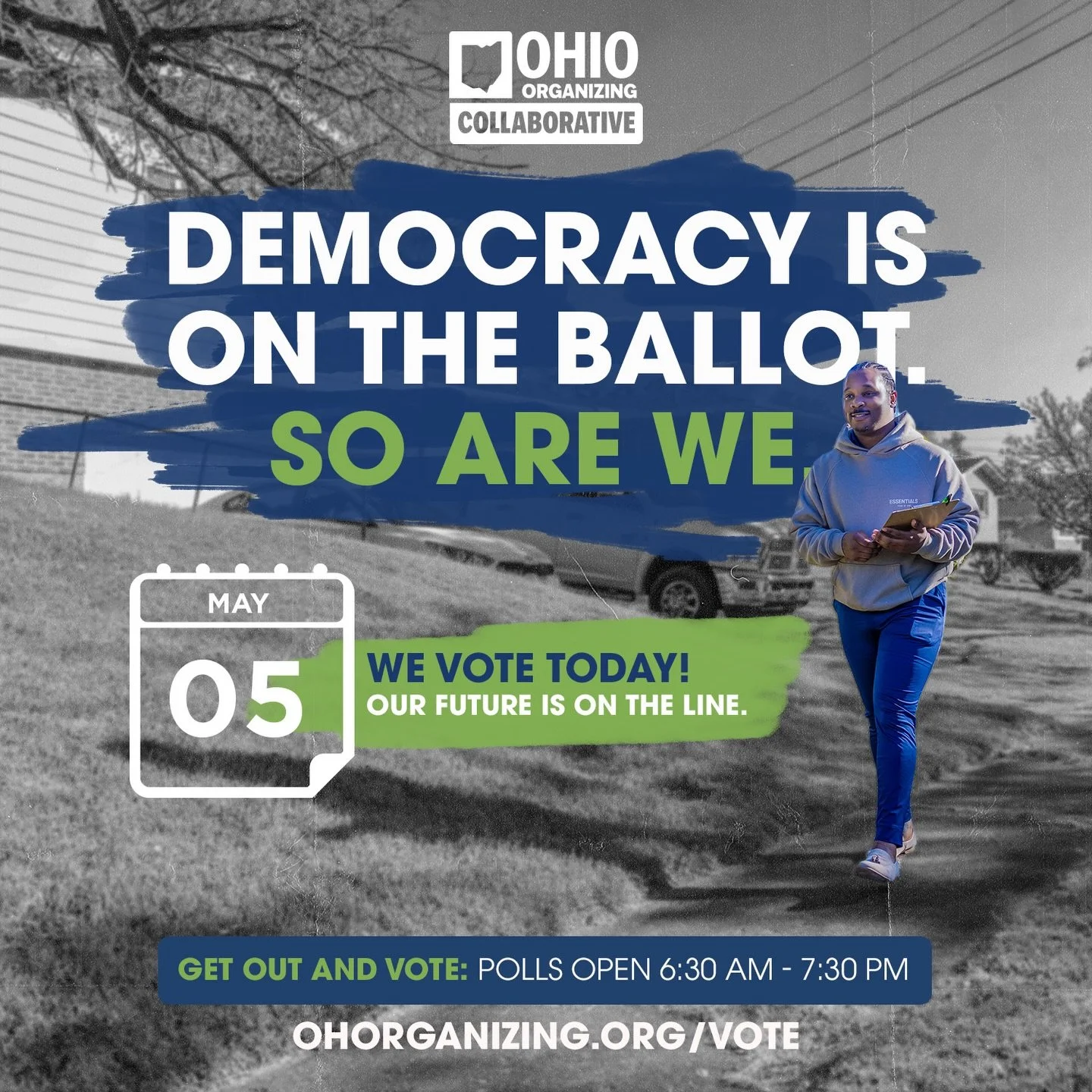 They&rsquo;re counting on us to stay home. Don&rsquo;t. ✊

Greedy politicians are making decisions about YOUR wages, YOUR healthcare, YOUR schools, and YOUR future. They don&rsquo;t care about working Ohioans. They just care about power and profit.

