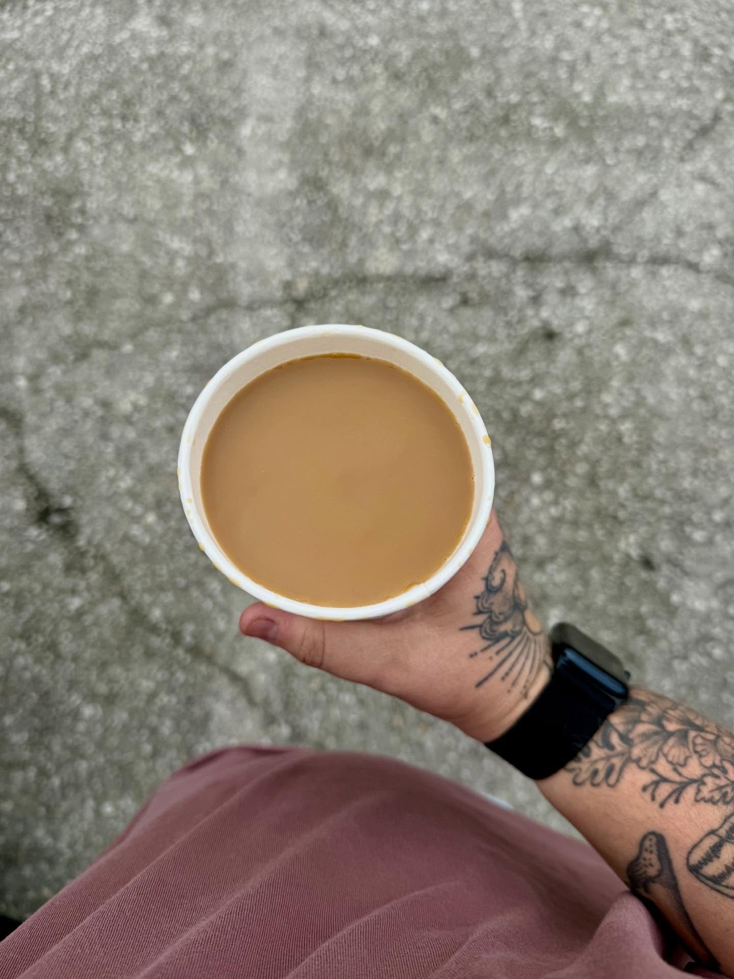 She took her coffee with cream and sugar. I take mine with 2 espresso shots, syrup, and oat milk. Similar, yet different. 

I see her face in the mirror as I age. It&rsquo;s similar, yet different. 

I hear her laugh in my voice. It&rsquo;s similar, 