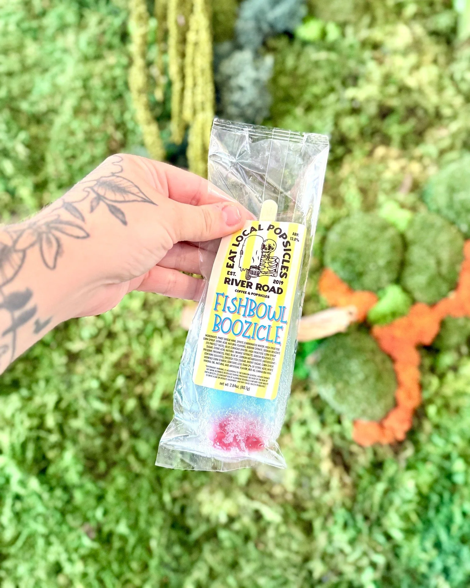 Adults can have fun popsicles too. 

#Coffee #Popsicles #latte  #CocoaVillage #barista