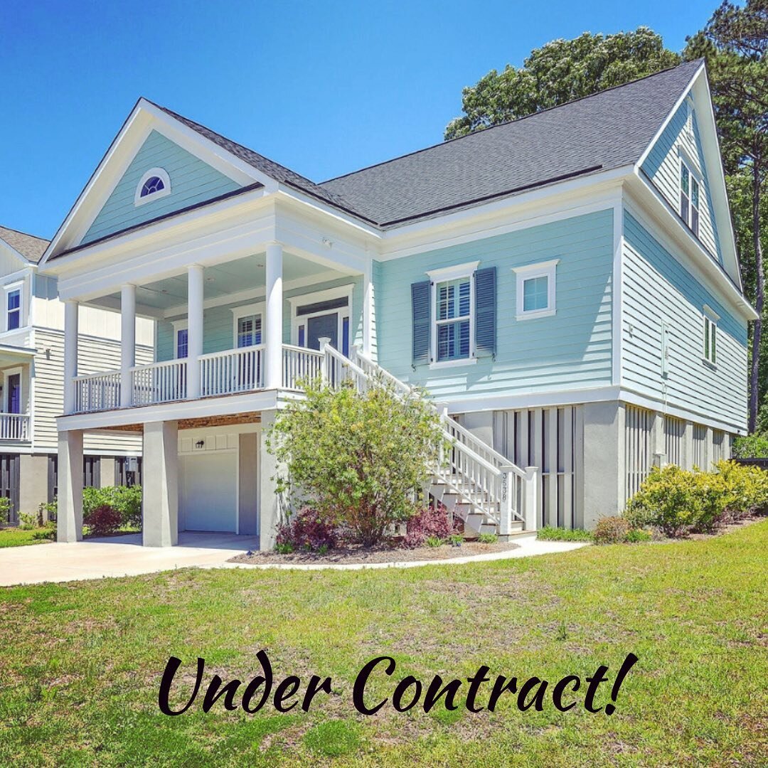 This beautiful coastal home in Mt. Pleasant is Under Contract! 

As I was showing my clients this house I just knew that they were feeling it was the one! So, I opened up my laptop, sat down right there at the kitchen island and wrote up a winning of