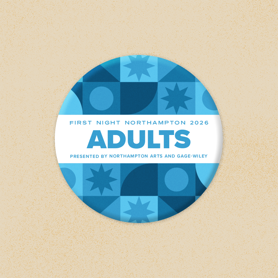 Adult – First Night Northampton 2026 Button