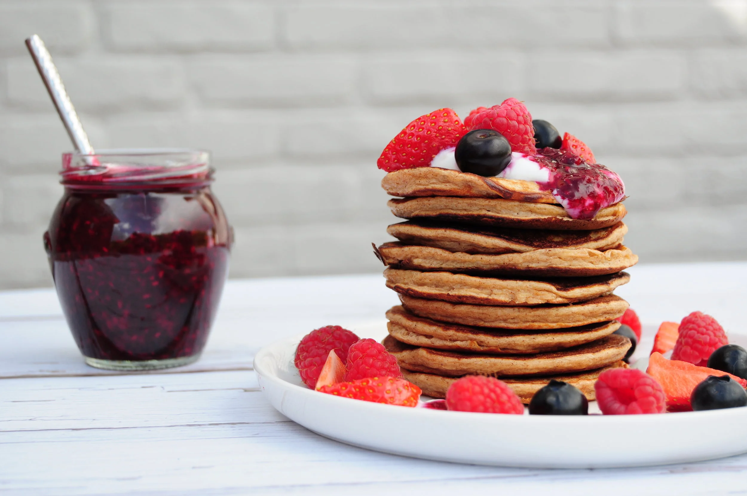 Eiwitrijke pannenkoeken