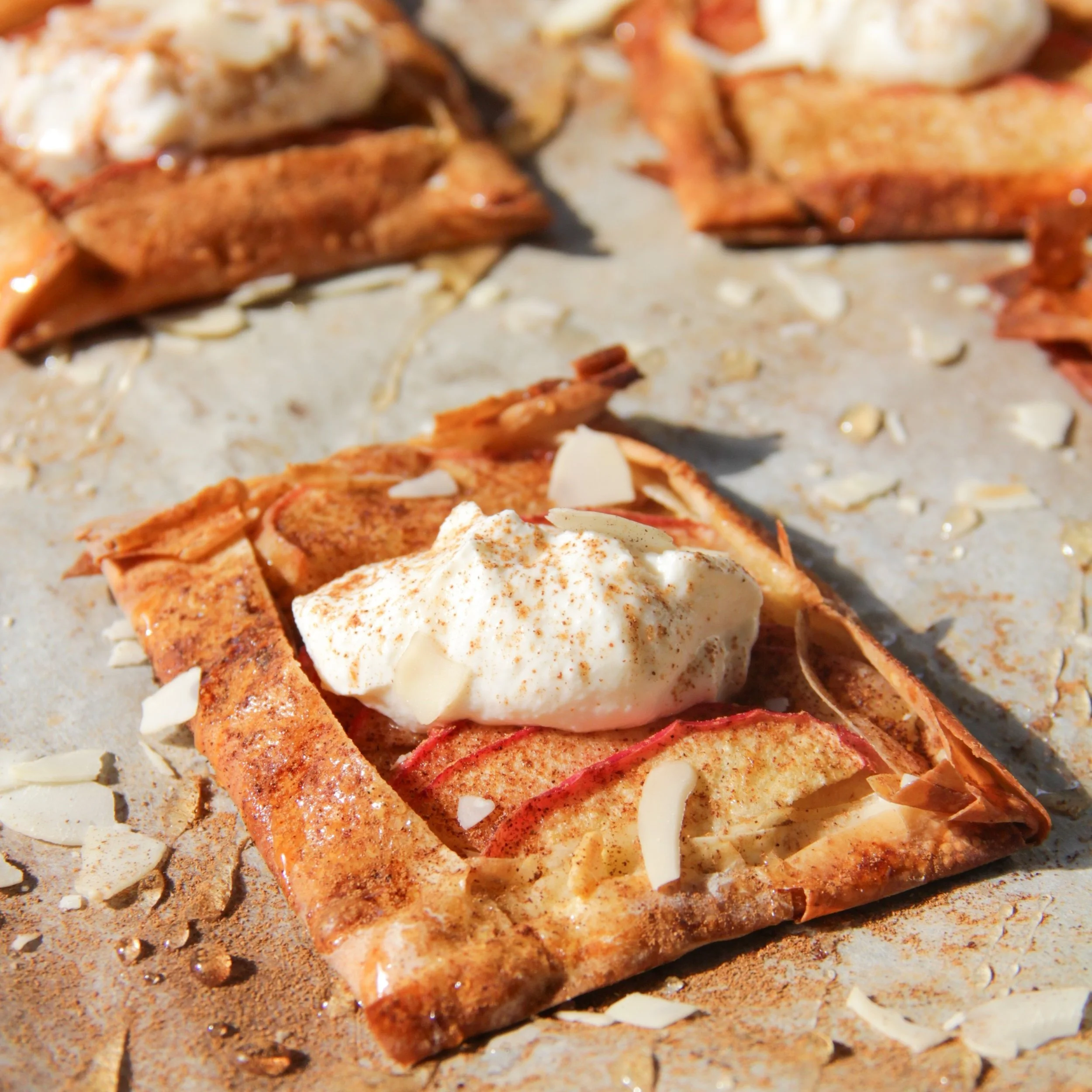 Krokante appeltaartjes zonder toegevoegde suiker