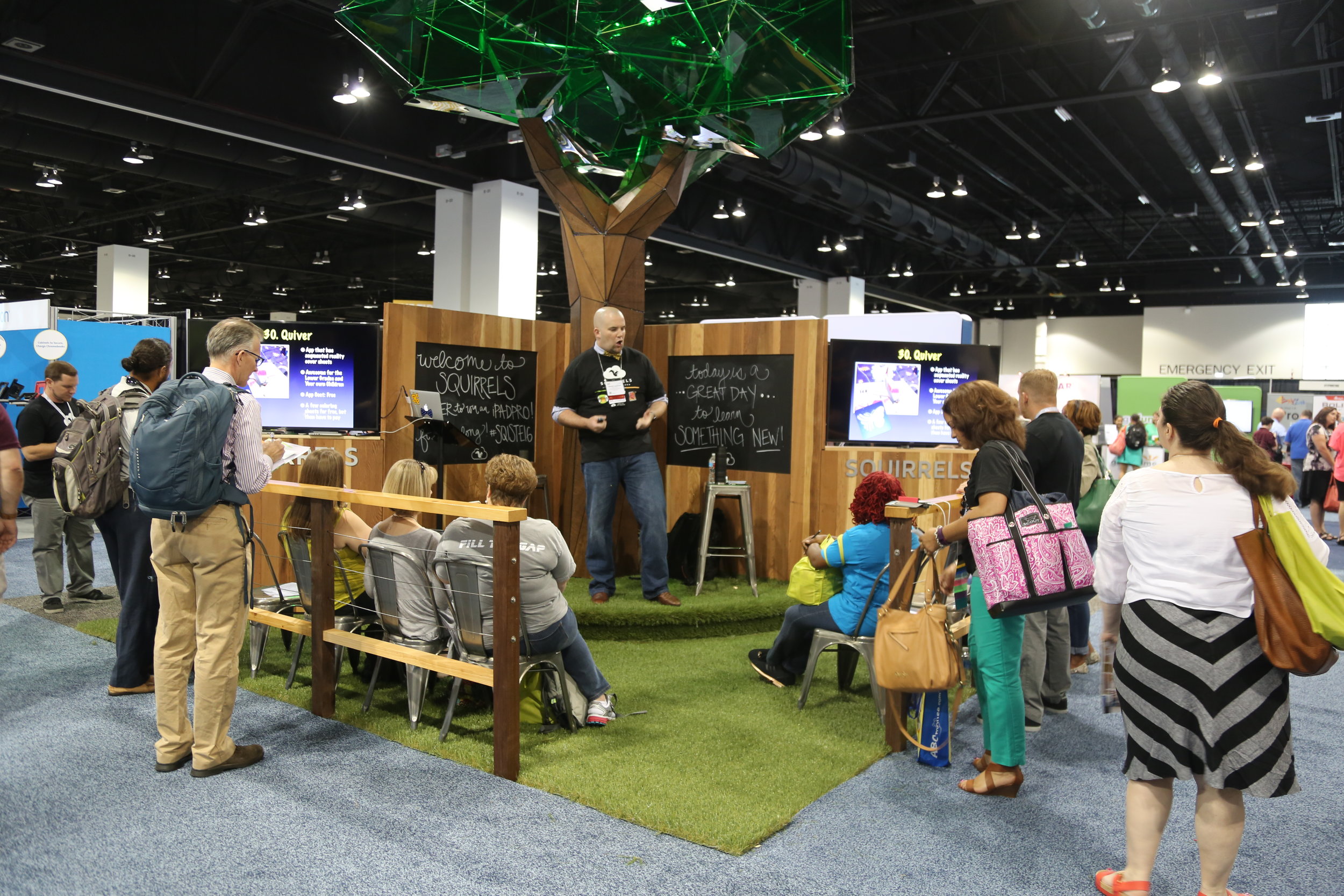 The Tree hosted dozens of presenters from the EdTech community.