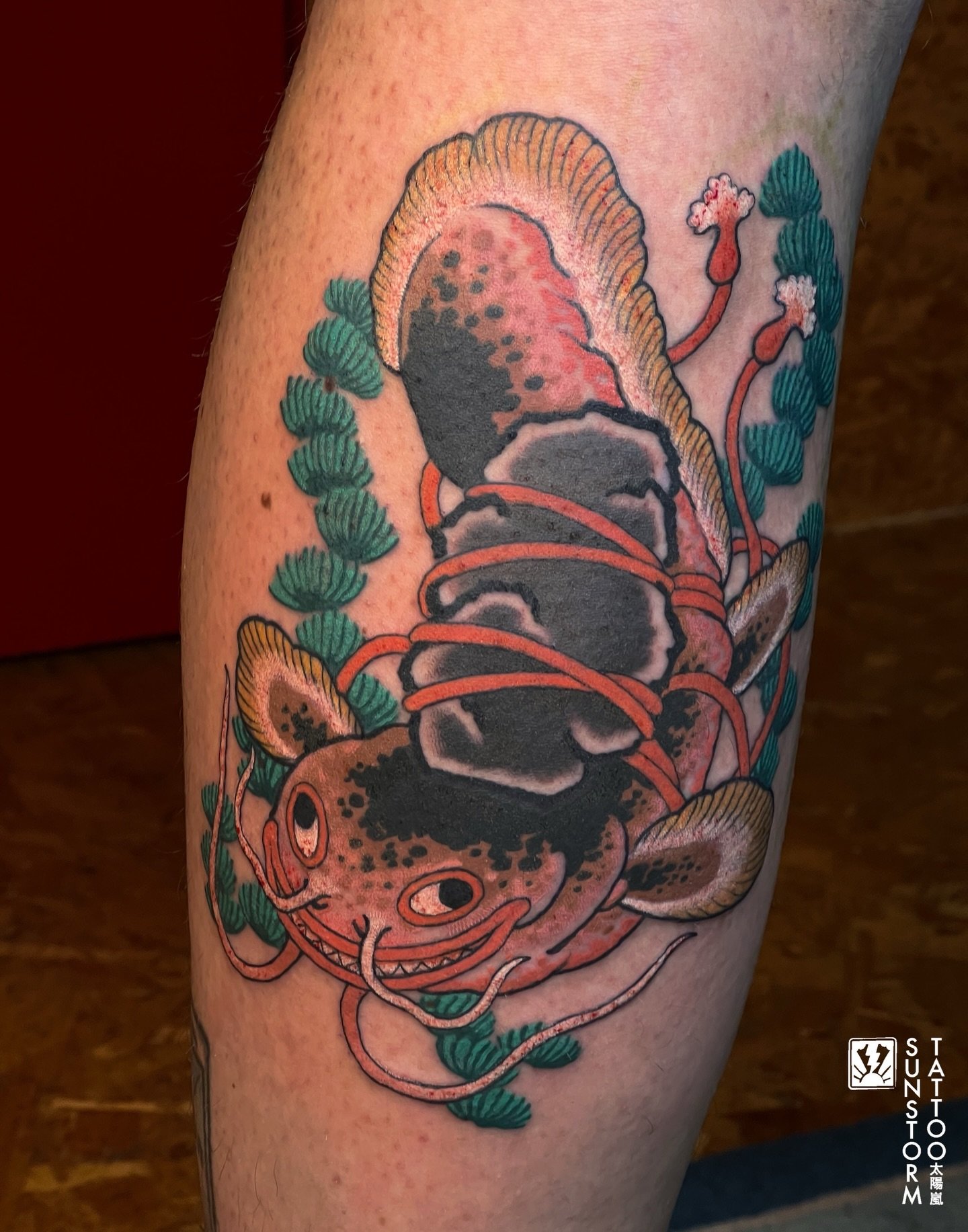 Thanks for adopting this catfish @charlie_lynch01 🫱🏽&zwj;🫲🏼
@seventhswordtattoo