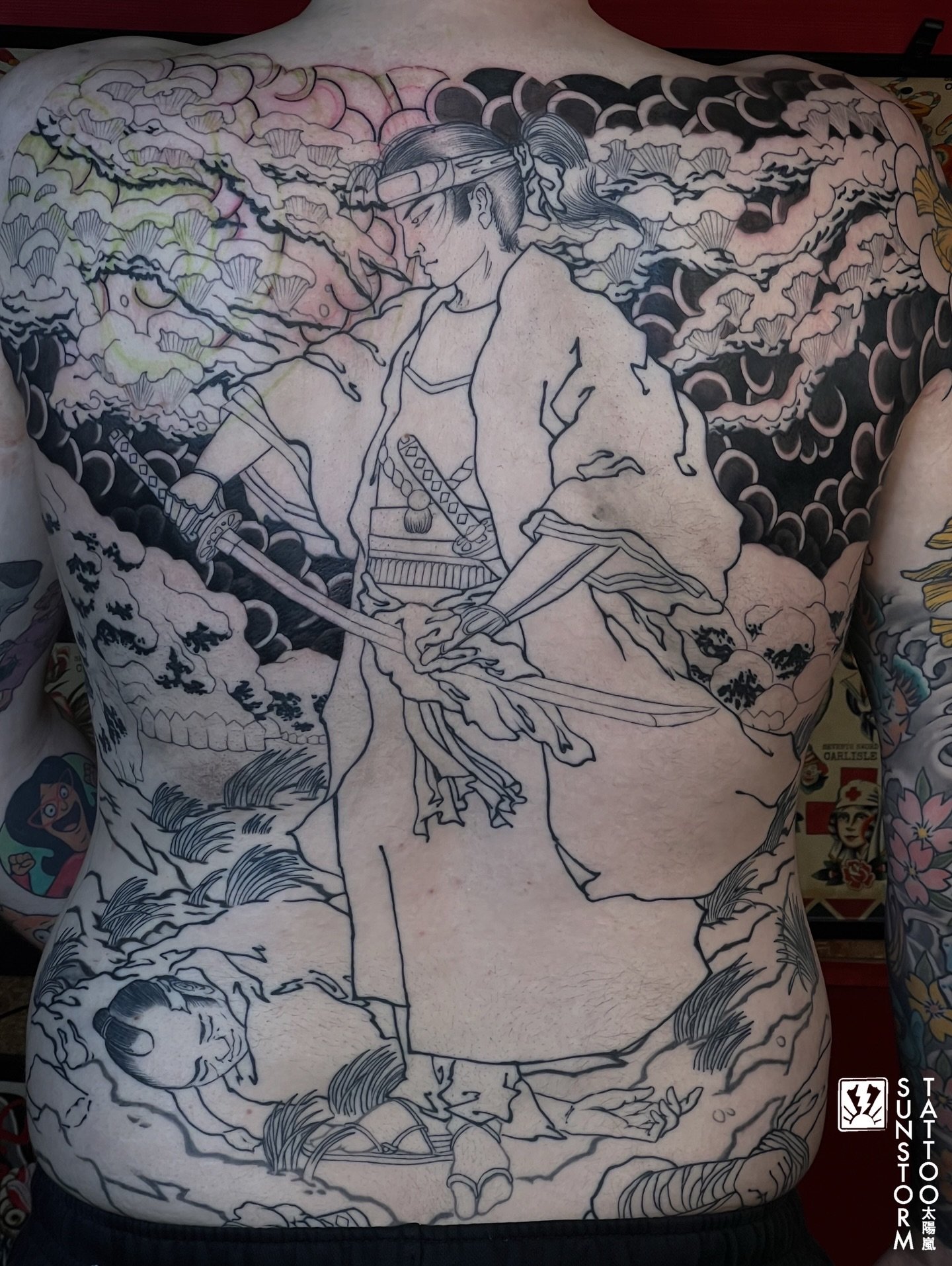 More work on @raffupnorth&rsquo;s back today! 
Sorry no hashtags today