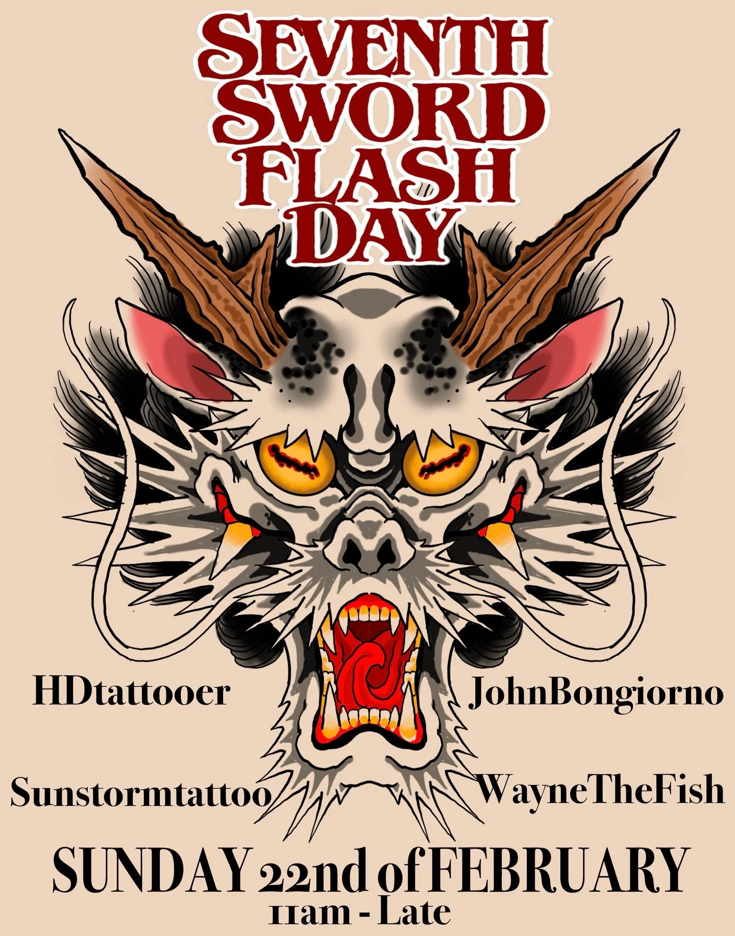 I&rsquo;m celebrating my birthday with a @seventhswordtattoo flash day! 
Swipe to see my flash, contact artists directly to see what they have or to book a slot 🔥🔥

@hdtattooer 
@johnbuongiorno_ 
@waynethefishtattoo 

Possibly @babyelletattoo too, 