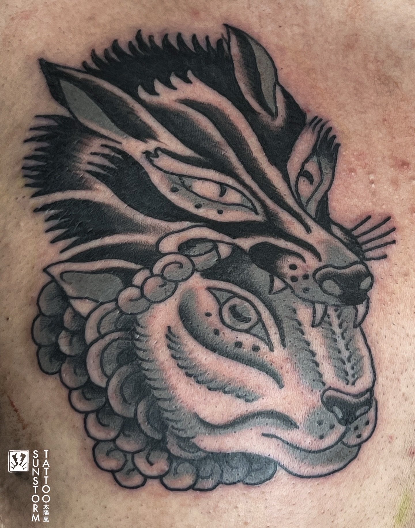 Couple of new ones for @benwallace149 today 🫱🏽&zwj;🫲🏼
Thanks marra! 
@seventhswordtattoo 
#tattoos #traditionaltattoo #wolfinsheepsclothing #carlisletattoo #cumbriatattoo