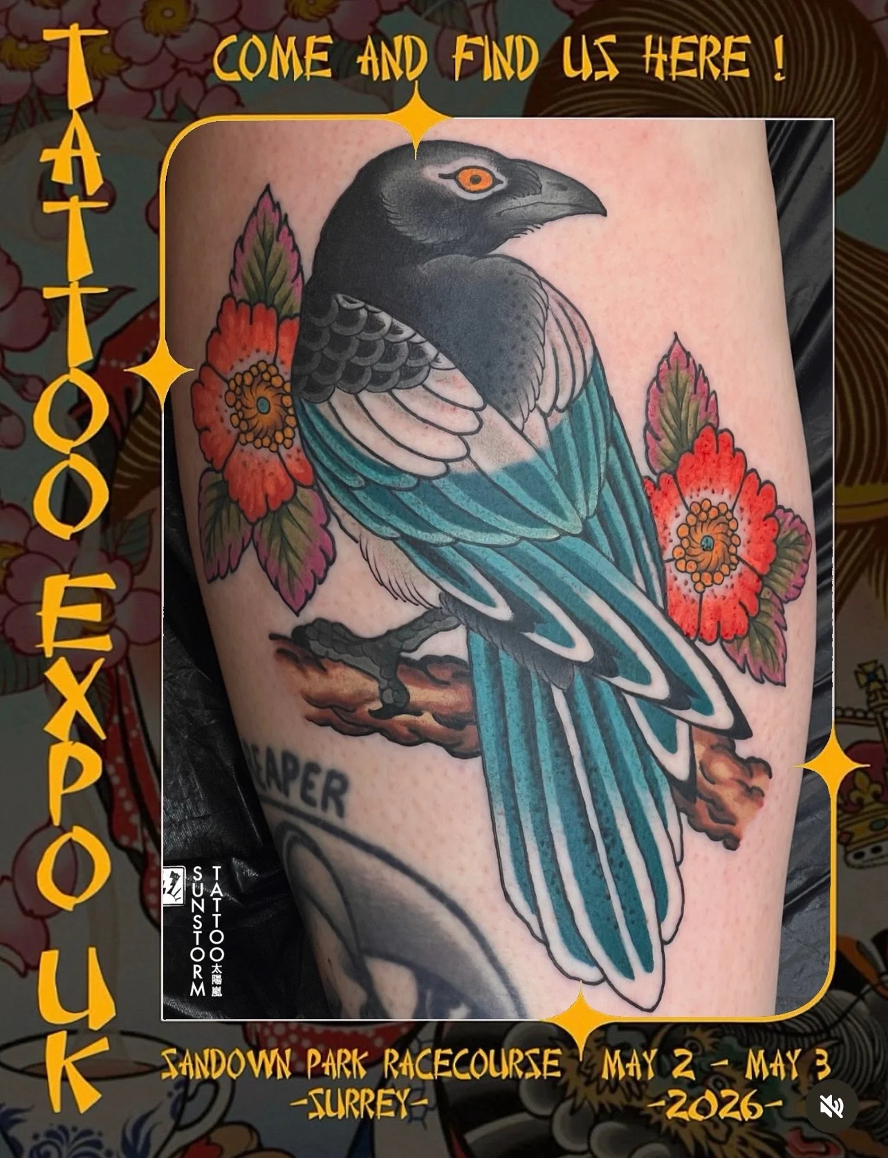 Catch me in Surrey at @tattooexpouk May 2-3 
Drop me a message if you would like to get tattooed 🙏🏽😁
#tattoo #tradworkers #irezumi #japanesetattoo #tattooexpo