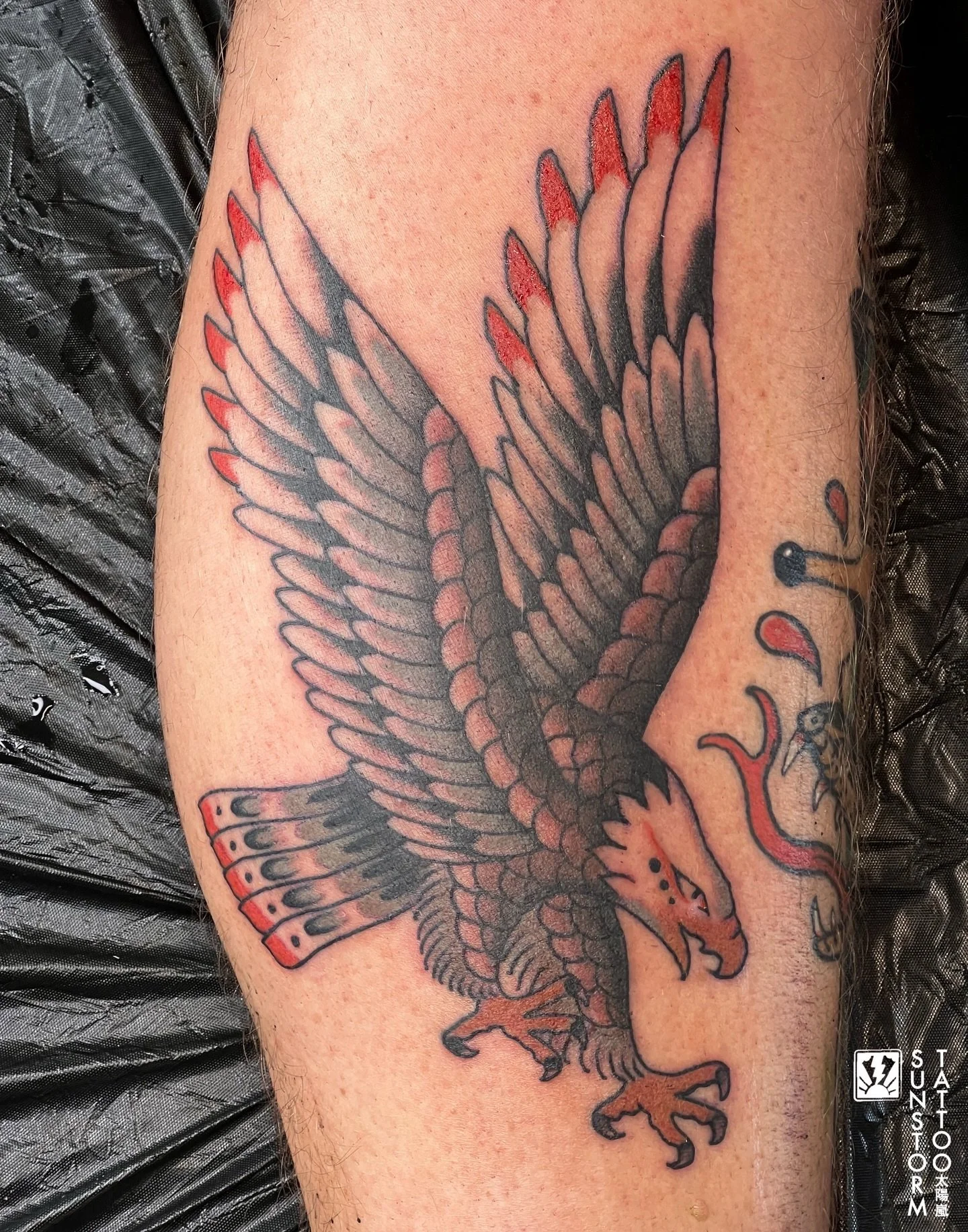 Eagle from yesterday made with a nice weiner dog I refurbed 🙌🏽
Lmk if you&rsquo;re looking for a coil 🫱🏽&zwj;🫲🏼
@seventhswordtattoo