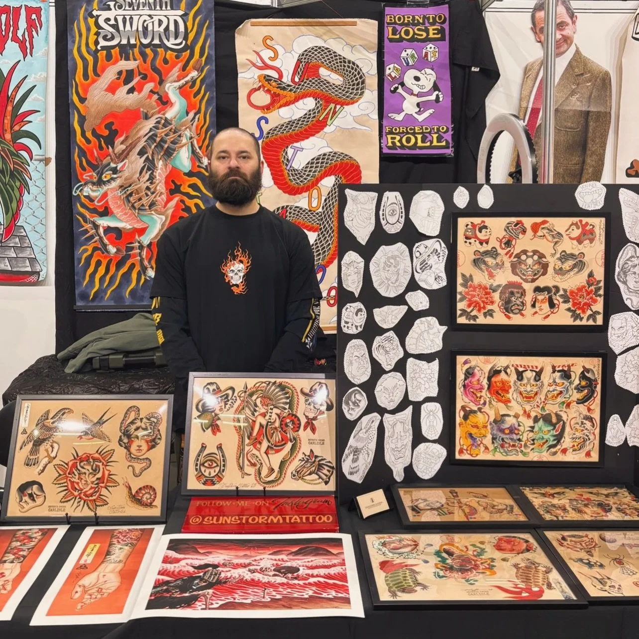 @bignorthtattooshow Day 2, come say hi 🔥🔥