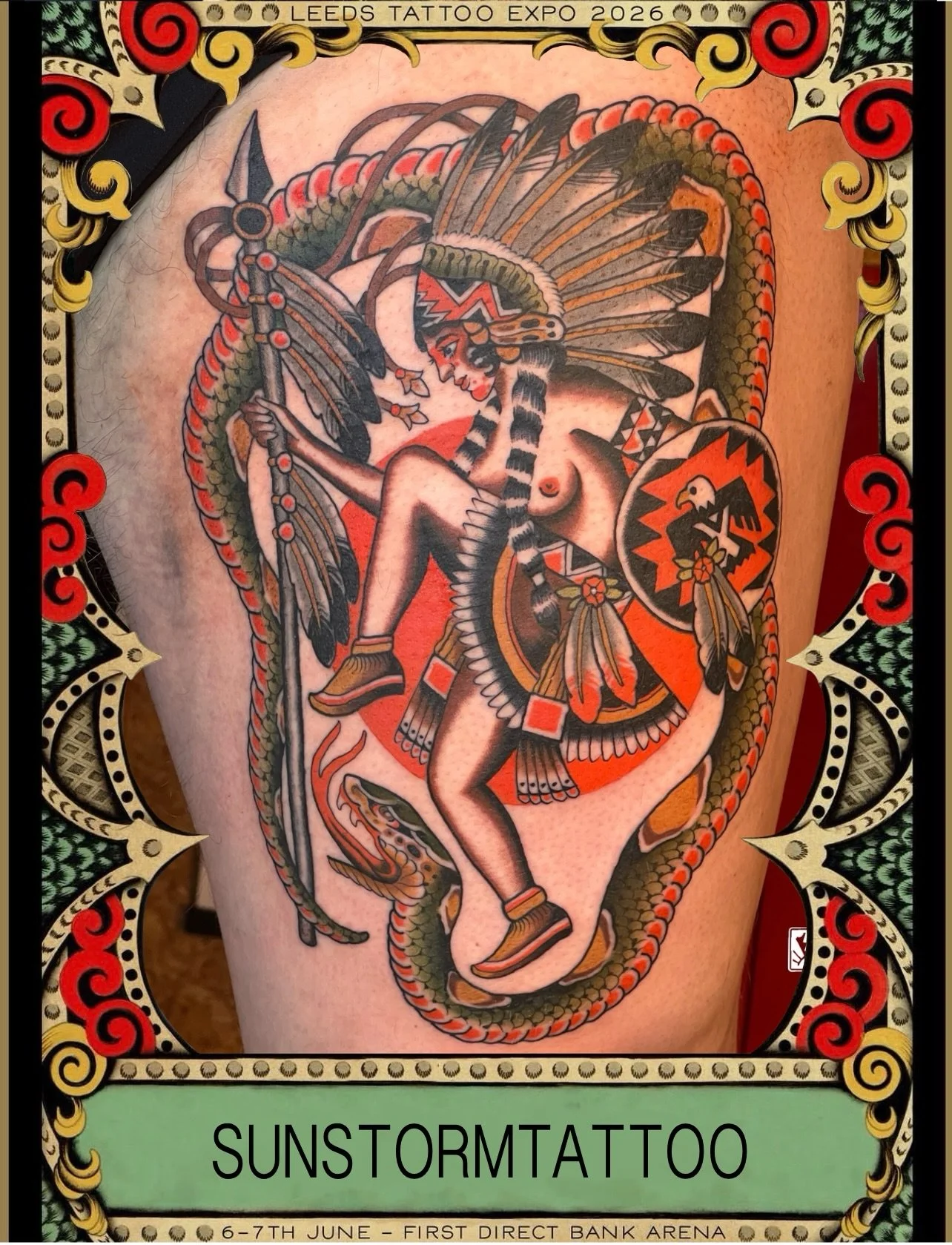 I&rsquo;m working at the great @leedstattooexpo June 6th and 7th! 
Get in touch to book in or grab a walk up on the weekend 😁
@seventhswordtattoo 
#leeds #leedstatooexpo #traditionaltattoo #irezumi #japanesetattoo