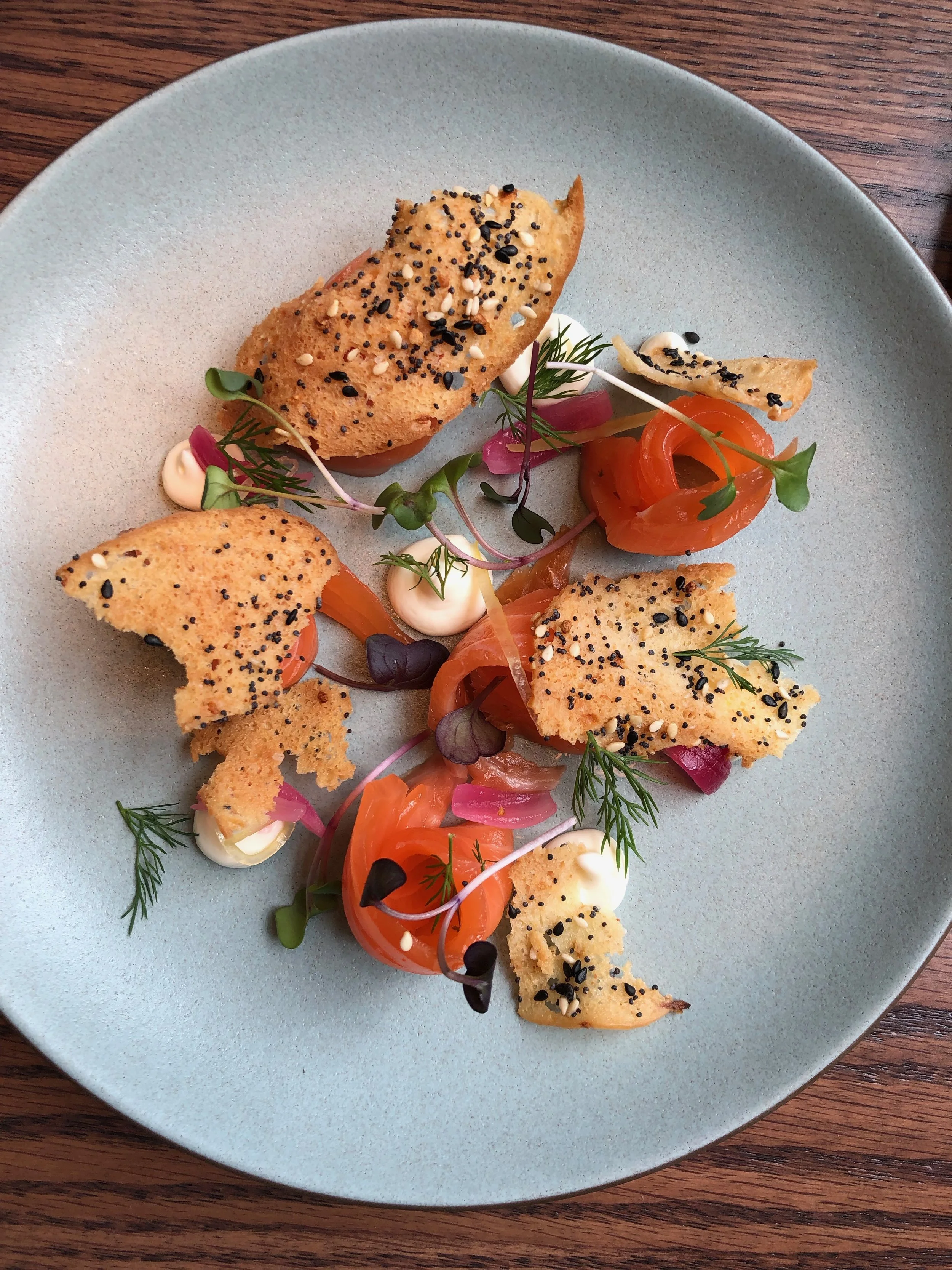 Citrus Cured Ora King Salmon