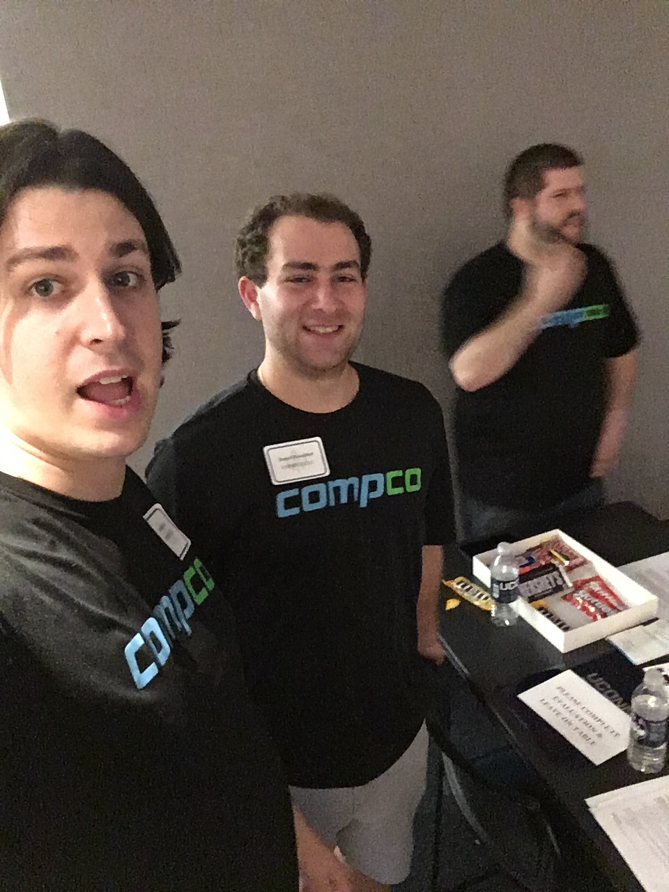  Patrick, Dan, and Nate at Compco’s 2nd career fair 