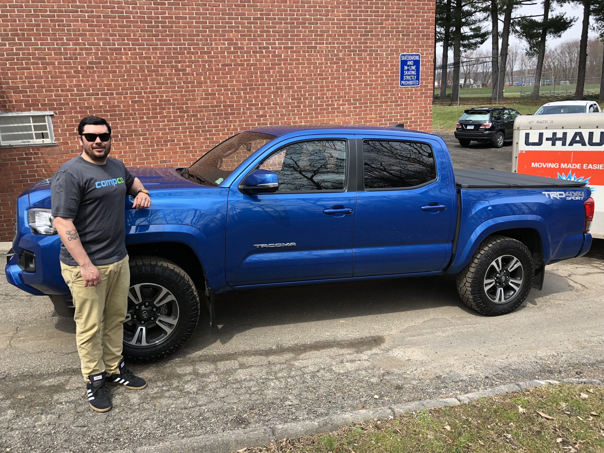  Compco blue (the Compco truck) on a pick up run feat. C. Scofield 