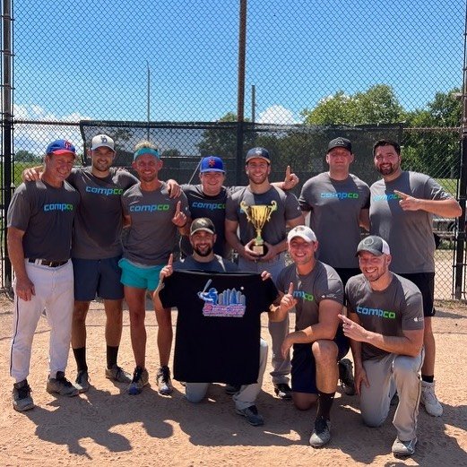 Congratulations to the Compco Softball team for winning the 🏆 this year!!! #winning