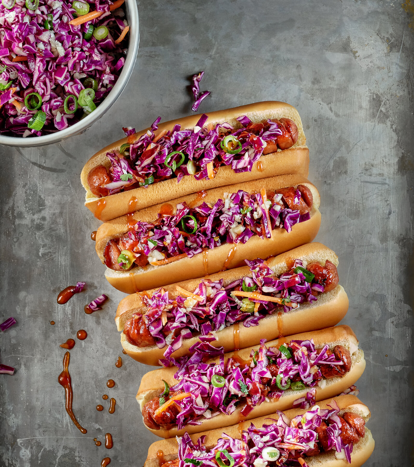 Sriracha Slaw Dog