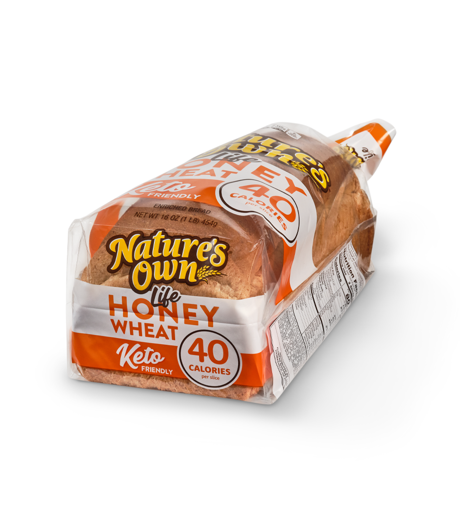 40 Calories Honey Wheat — Nature's Own