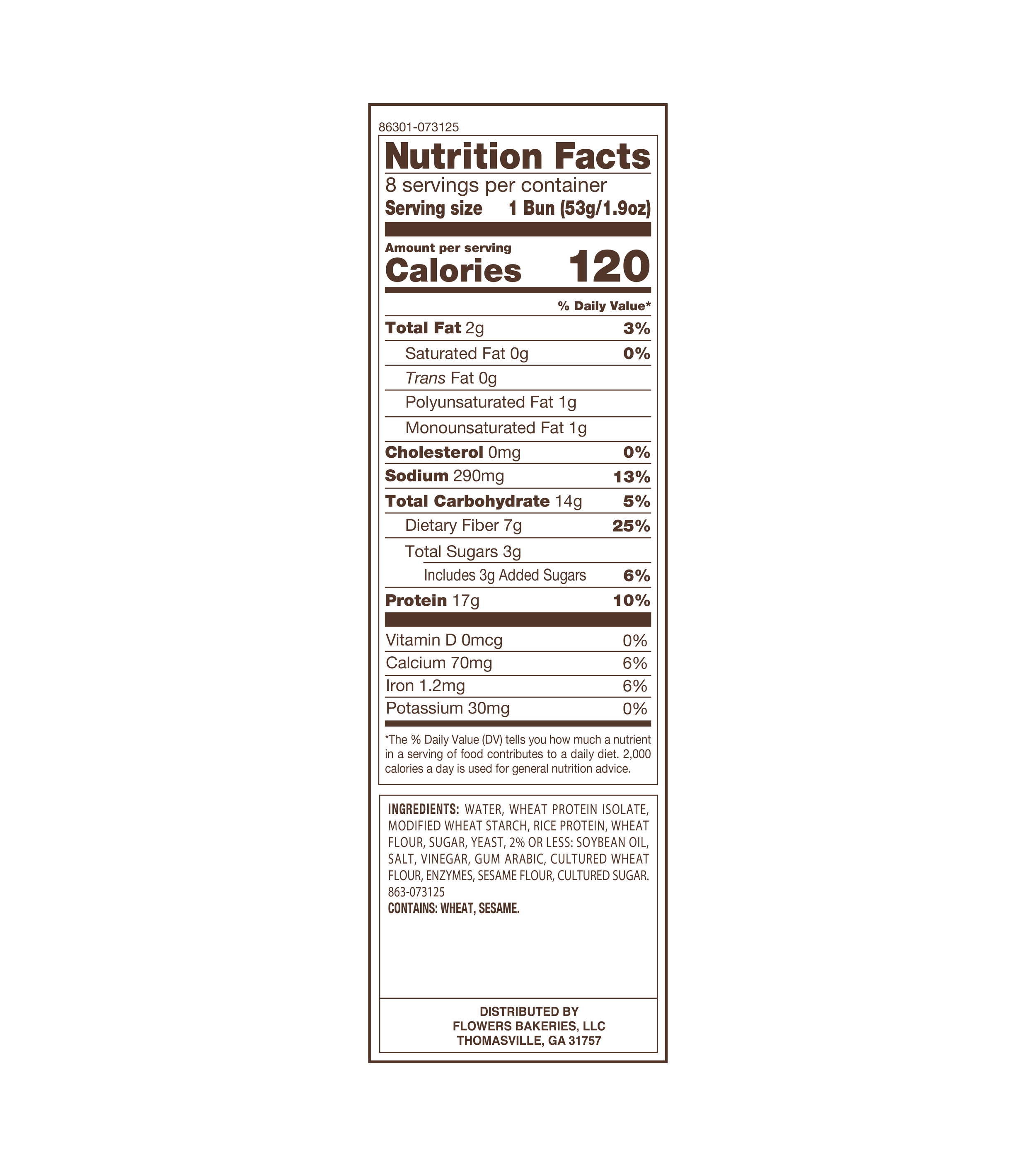 Nature's Own - Life - Protein - Hot Dog Buns NFP.png