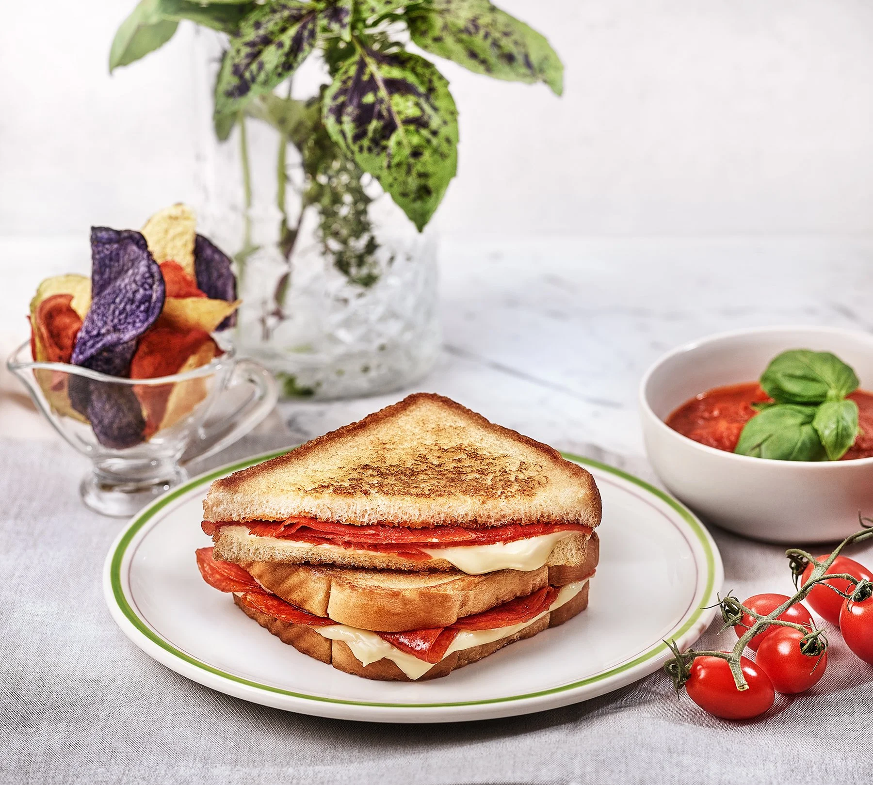 Pepperoni Grilled Cheese — Nature's Own