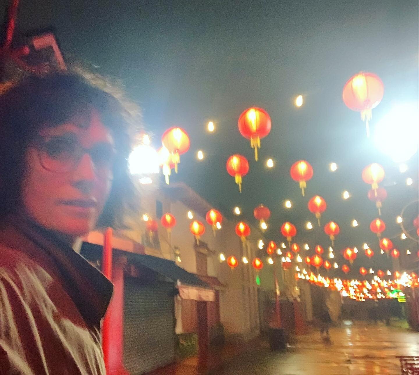 Chinatown, LA. Getting inspired. Amber red. Jazz &amp; blues. Tracking a tangential muse.