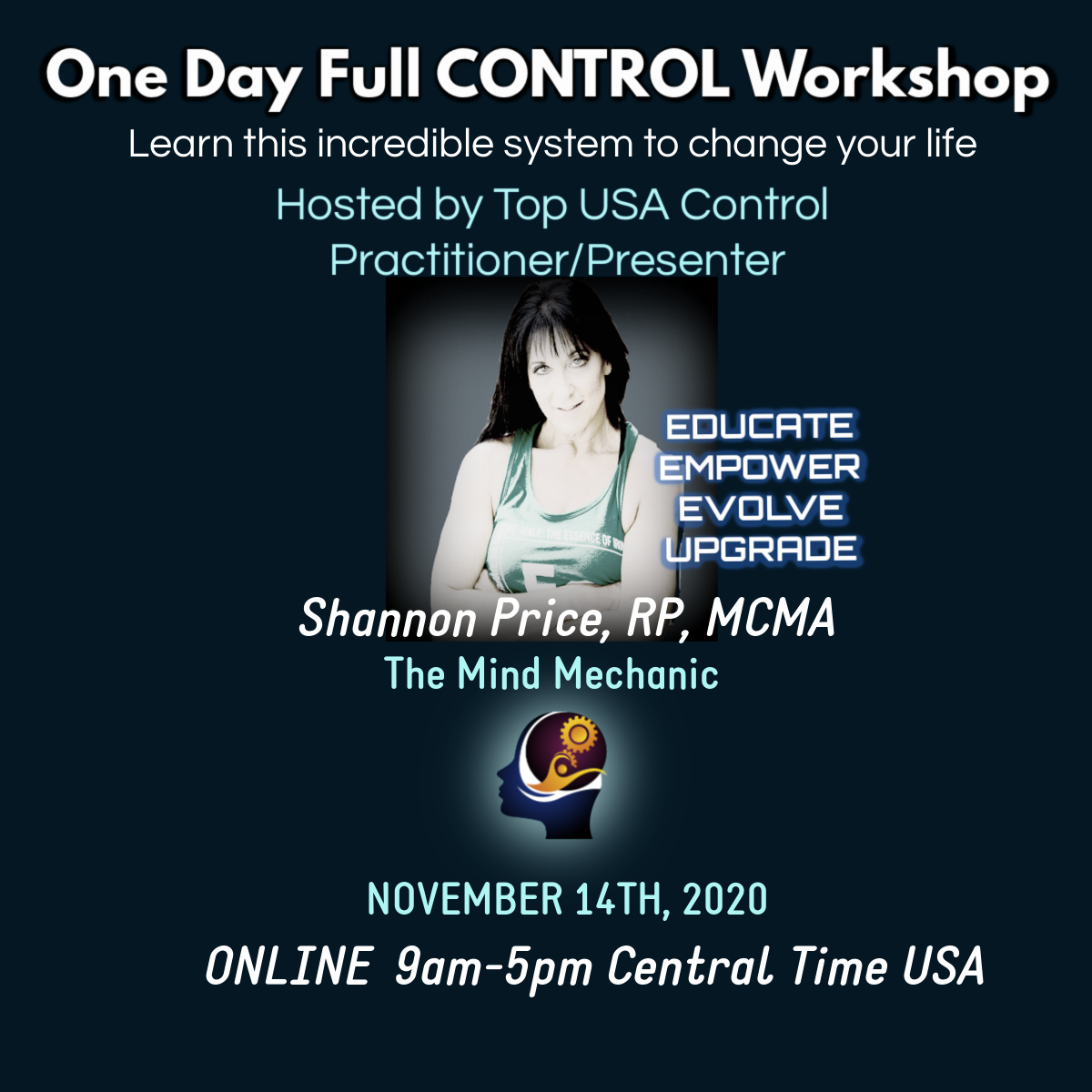 ONE DAY FULL CONTROL METHOD WORKSHOP